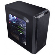 Tt（Thermaltake） 启航者S3 黑色 小板机箱 (支持24cm水冷排/背部理线/U3/支持长显卡/游戏机箱)