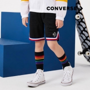 Converse匡威童装夏季大小童男童CONS星箭系列儿童宽松透气短裤子 *3件