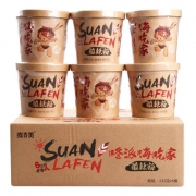 咚派 嗨吃家酸辣粉6桶装 12.8元包邮