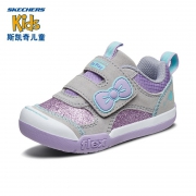 23日0点：Skechers 斯凯 可爱蝴蝶结魔术贴舒适休闲鞋 120元包邮（前1小时）
