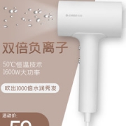 志高 双倍负离子 家用电吹风 1600w
