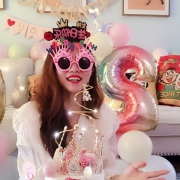 缘湘阁 抖音同款 儿童创意生日party搞怪眼镜