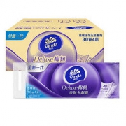 Vinda 维达 棉韧无芯卷纸 4层100g*30卷 *4件