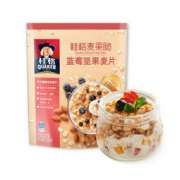 桂格（QUAKER）燕麦 桂格麦果脆蓝莓坚果麦片420g *3件