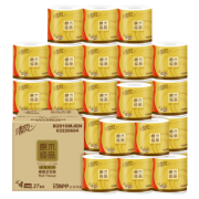 清风 原木金装 卷纸 4层160g*27卷  *3件 118.54元（合39.51元/件）