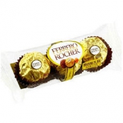 FERRERO ROCHER 费列罗 榛果威化巧克力 3粒 *21件