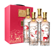 京东PLUS会员：五粮液 福禄寿禧 浓香型白酒 52度 500ml*4瓶