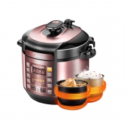Midea/美的 电压力锅家用智能5L双胆3人 185元