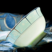青颜 景德镇陶瓷餐具 欧式金边碗 5个装 口径11.5cm 高6cm