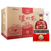 泸州老窖 泸州贡A8(红) 52度 500ml*6瓶 整箱装白酒 （箱内有手提袋三只）高度白酒