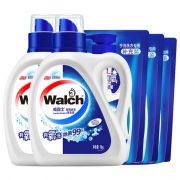 88VIP：Walch 威露士 有氧倍净洗衣液 （1kg*2瓶+500g*3袋） *3件 75.85元（前60秒 合25.28元/件）