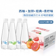 28.90元包邮！天地精华 新果味 无气苏打水 弱碱性矿泉饮用水410ml*15瓶 需用5元优惠券（1.93元/瓶）