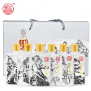 江西老字号 锦江 42度浓香型白酒礼盒整箱100ml*6瓶