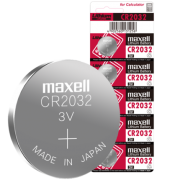 Maxell 麦克赛尔 CR2032 通用钮扣电池 *5粒装 9.9元包邮（需用券）