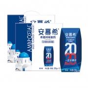 伊利 安慕希 风味酸牛奶 原味 205g*12盒*2箱