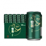 Snowbeer 雪花啤酒 8度晶粹 330ml*24听 整箱装 *2件