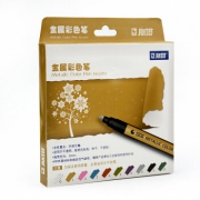 STA 斯塔 8151 彩色金属马克笔 10色套装 35元（需用券）