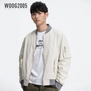 7日10点：WOOG2005 男士棒球服夹克