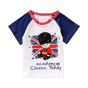 2020新款，ClassicTeddy 精典泰迪 男女中小童纯棉短袖t恤*2件  ￥29.8