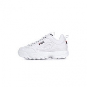 FILA 斐乐 DISRUPTOR 21 休闲运动鞋 FM00864-121 白色 25cm