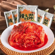 助力东北：昊援 辣白菜500g*2袋+辣花萝卜500g 19.9元包邮（需用券）