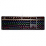 Rapoo 雷柏 V500PRO单光版 104键背光机械键盘 黑色 红轴