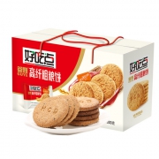 88VIP：好吃点 饼干高纤粗粮饼干800g*5件