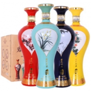 君之四品 酱香型白酒 53度 1000ml*4瓶