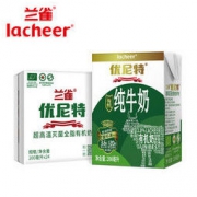 Lacheer 兰雀 优尼特 有机全脂纯牛奶 200ml*24盒