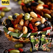 月销20万+，少盐非油炸：甘源 每日综合豆果 100gx5件