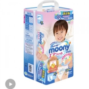 moony 尤妮佳 男婴用拉拉裤 L44片 *5件 336.4元包邮（合67.28元/件）