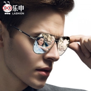 乐申 有度数定制太阳镜 男女偏光蛤蟆镜 开车眼镜 近视0-800度/散光0-200度