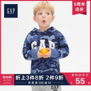 Gap 盖璞 190547WE 男童连帽抓绒卫衣