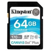 15日0点： Kingston 金士顿 SDG3 U3 V30 极速版 SD存储卡 读速170MB/s