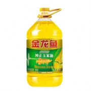 金龙鱼 食用油 非转基因 压榨 一级 纯正玉米油 4L