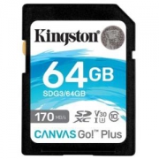 Kingston金士顿 SDG3 U3 V30极速版 SD存储卡读速 170MB/s