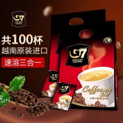百亿补贴：越南原装进口 G7 速溶咖啡正品 三合一 100条共1600g