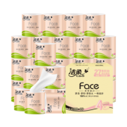 洁柔粉Face系列4层卷纸27卷 *2件 89.8元（合44.9元/件）