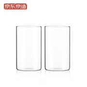 京东京造 玻璃杯  2只装