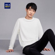 海澜之家 HNTAD3E053A 男士圆领净色长袖