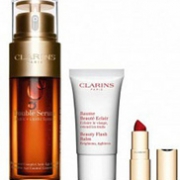 Clarins 娇韵诗面部护肤套装 精华50ml+妆前乳15ml+提亮唇膏口红1.5g