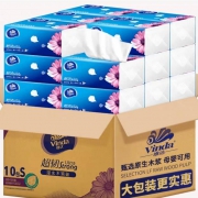 维达 3层100抽 抽纸10包