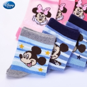 Disney 迪士尼 儿童薄款纯棉袜子 5双装 9.9元包邮（需用券）