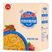 京东PLUS会员：Eastwes 宝宝钙铁锌猪肉酥 100g（10小袋分装）肉酥≠肉松 *2件