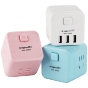 usb插座面板一转多家用无线排插 券后￥7.8