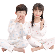 纯棉儿童薄款睡衣春秋夏款 券后￥18.8