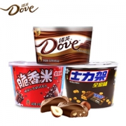 德芙 牛奶巧克力+士力架+脆香米  3碗组合装