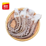 京东PLUS会员、限地区：盖世 冷冻鱿鱼须 500g/袋 9-12条 *3件 赠 带鱼切段 500g/袋 20-25块 *3件