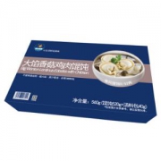 海贝夷蓝 大馅香菇鸡肉馄饨 560g *3件