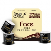 20日0点、88VIP：C&S 洁柔 黑Face 卷纸 4层200g*27卷  *4件 180.2元（需用券，合45.05元/件）